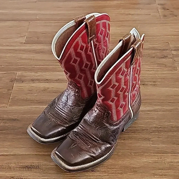 Ariat Boots Children Live Wire in Wood/Mega-Red - Picture 1 of 3